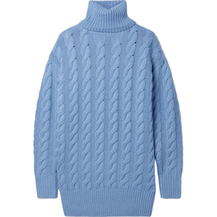 【折扣】Emilia Wickstead 秋冬女绞花针织高领毛衣