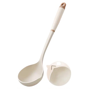 德国硅胶汤勺耐高温食品级不粘锅专用勺子家用长柄汤勺大号盛汤