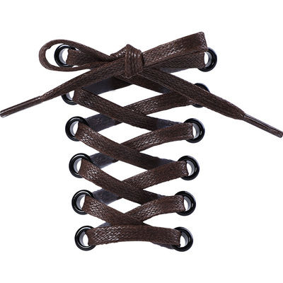 野象皮靴防水中帮男女棕色鞋带