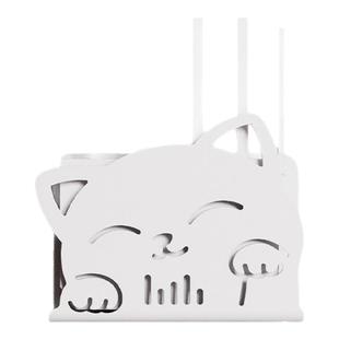 路由器收纳盒免打孔壁挂式置物架wifi固定器机顶盒放置架收纳神器