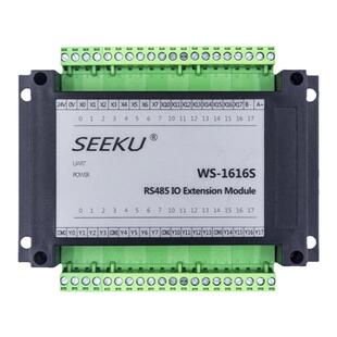 SEEK RS485输入输出MODBUS协议RTU扩展IO扩展模拟量扩展PLC模块
