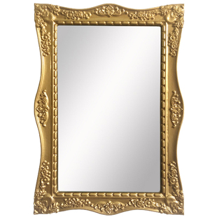 欧式奢华卧室桌面梳妆镜餐厅轻奢装饰镜壁炉壁饰镜落地穿衣定制镜