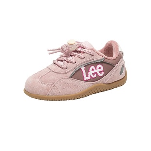 Leekids冬季加绒运动儿童鞋户外保暖棉鞋百搭休闲鞋保暖童鞋冬鞋