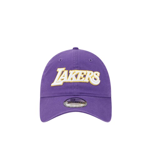 NBA官方正品New Era男女款湖人Statement Edition弯檐帽遮阳帽
