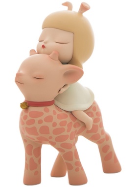 白夜童话祥鹿初晴lite艺术家摆件