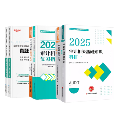 送网课中级审计师2026初级审计师2025教材官方复习指南考点真题冲刺一本通审计相关基础知识理论与实务时代经济出版社初中级审计师