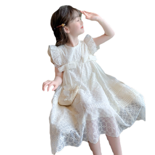 女童连衣裙2026新款夏季儿童夏装时髦洋气薄款公主裙女孩夏天裙子