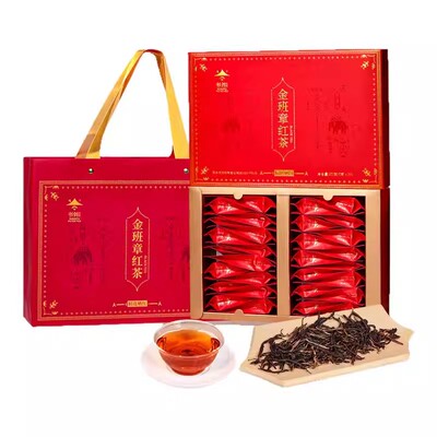 书剑金班章晒红滇红150克/盒