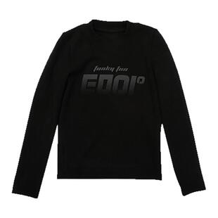 edo一度童装2025秋冬新款男女童时尚休闲长袖T恤儿童百搭打底衫