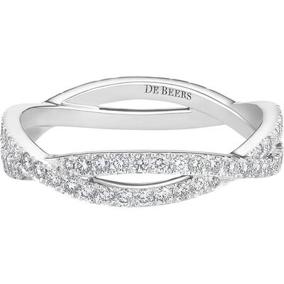 debeers戴比尔斯白金戒指