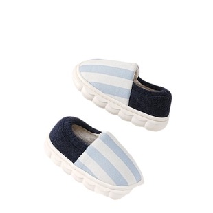 柠檬宝宝儿童棉拖鞋冬季男孩女童室内家居鞋包跟防滑加绒保暖棉鞋