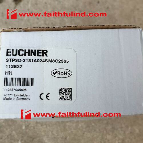 议价Euchner 112837 安士能全新安全开关 STP3D-2131A024SM8C2365