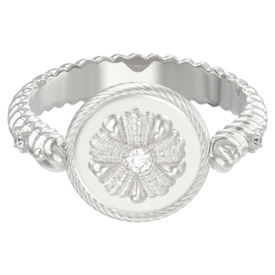 Mouhooland/暮后之地旋转杏花编织戒指小众设计食指戒情侣款指环