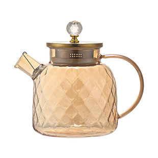 玻璃冷水壶家用食品级耐高温凉水壶储水果汁扎壶大容量养生泡茶壶