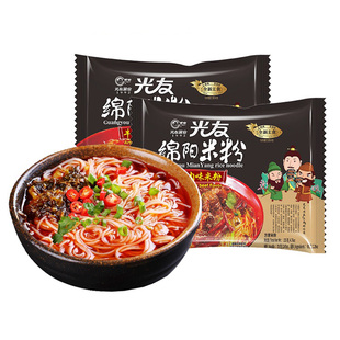 四川特产 光友绵阳米粉 正宗老开元风味牛肉味速食免煮米粉细粉丝