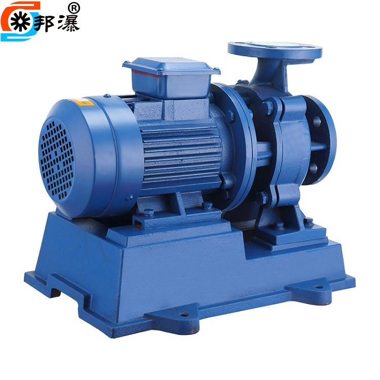 单级单吸管道泵清水泵ISW125-160管道加压水泵离心泵增压自来水