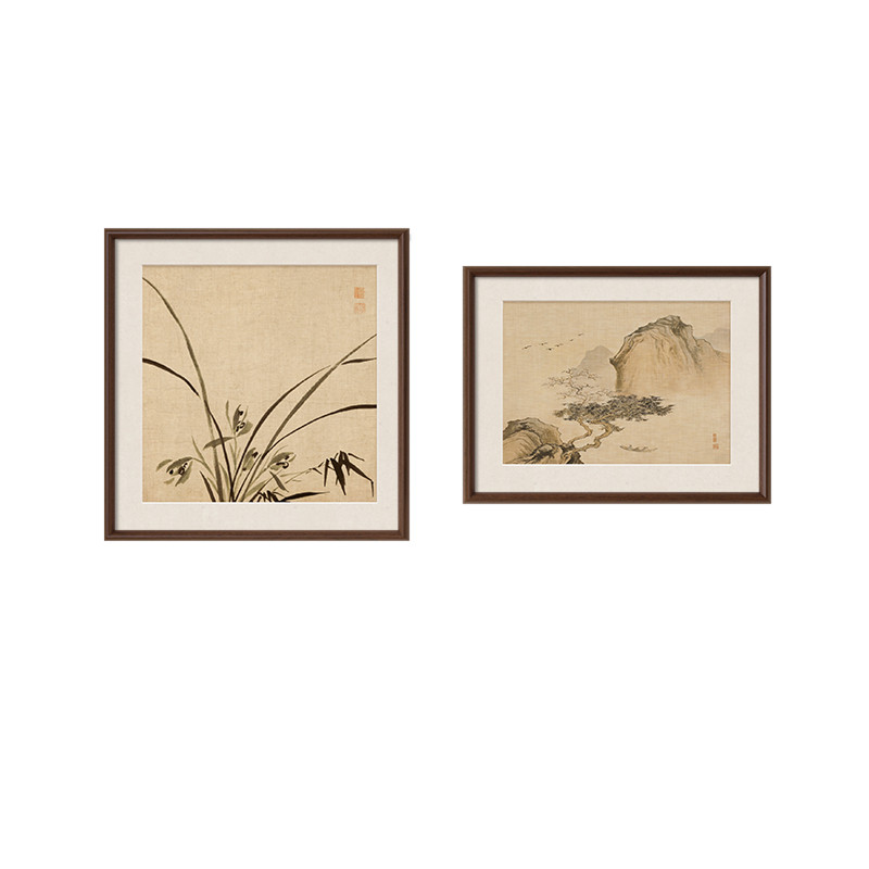 【宋氏美学】兰花夫妻卧室装饰画