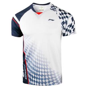 秋冬羽毛球服套装男款李宁短袖运动服速干短裤长裤女乒乓球网球服