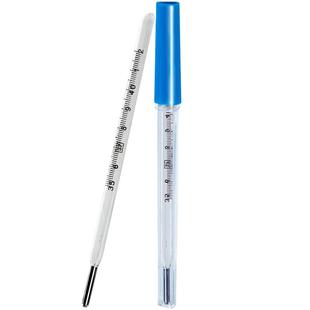 海氏海诺水银体温计家用玻璃温度计医用腋下刻度清晰大刻度测温