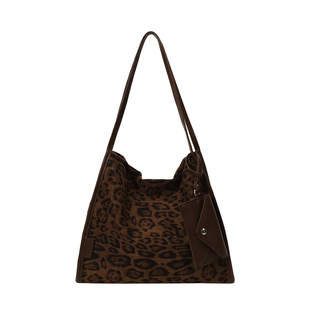 南风Chio2nd 香榭曼卡托特包女大容量2026新款时尚豹纹手提单肩包