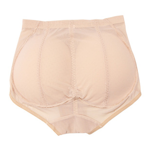 妙芭莎提臀裤女加垫中腰收腹丰臀内裤臀垫假屁股翘臀透气三角