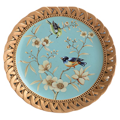 蒂拉欧式墙壁挂盘挂盘美式摆件