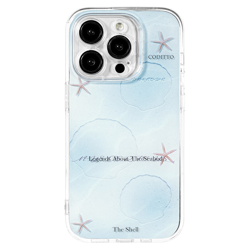 coditto海底双层印花适用iPhone17promax手机壳夏日苹果16pro创意14pro高级感15promax小