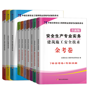 正版注册中级安全工程师2025年教材注安师全套正版考试用书历年真题安全生产法律法规管理煤矿建筑金属冶炼化工道路其他安全矿山