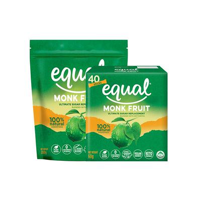 equal怡口罗汉果糖400g零卡糖赤藓糖醇代糖0卡烘焙咖啡优于木糖醇