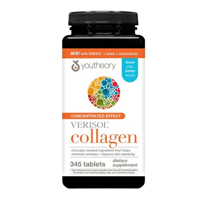 美国youtheory胶原蛋白片含VC