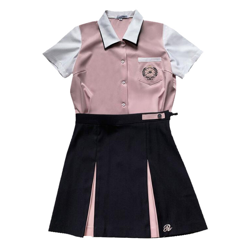 韩式jk制服半身裙学院风修身套装