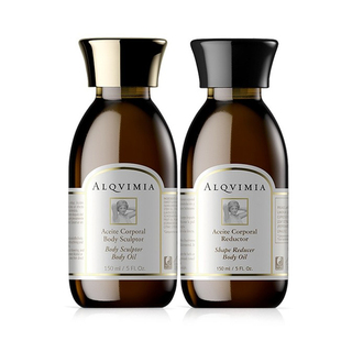 Alqvimia爱奇蜜雅 西班牙小腰排水消仲润体轻盈按摩油组合