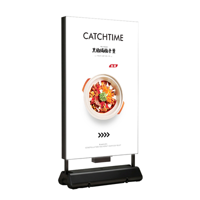 高颜值双面移动防风灯箱质保2年