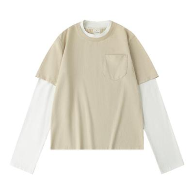 CountryMoment美式假两件长袖T恤