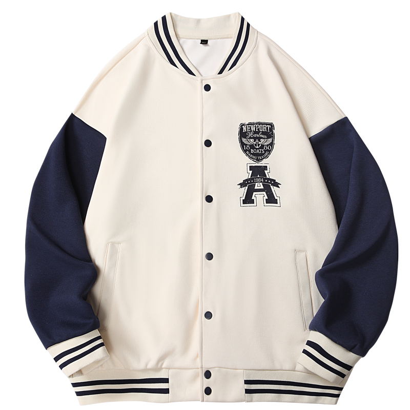秋冬季棒球服XOFO复古