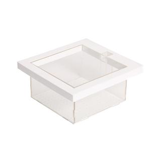 包邮漂浮隔离盒繁殖盒鼠鱼孔雀异形隔离缸气举白色亚克力幼鱼苗缸