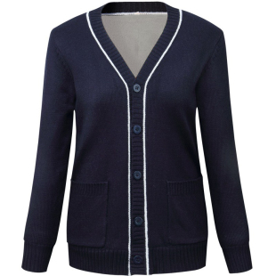 护士毛衣女加绒加厚外套南丁格尔医院针织开衫护士服毛衣冬季外搭