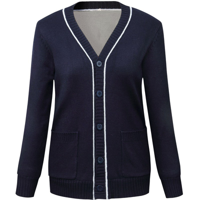 针织衫羊毛护士毛衣女V领外搭