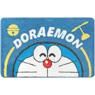 大江哆啦A梦地垫卫生间脚垫吸水浴室防滑垫子洗手间家用厕所地毯