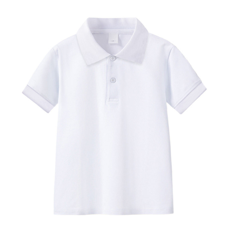 学生校服白色纯棉短袖T恤班服