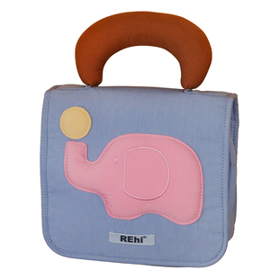 REhi 象在化妆包 原创大象趣味折叠化妆收纳包轻便大容量洗漱包