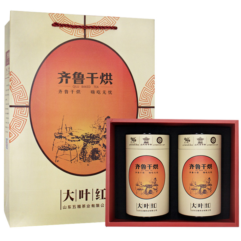 莱芜齐鲁干烘大叶红礼盒大叶茶