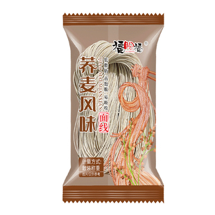 福盼福荞麦面挂面粗粮面条杂粮面线方便面面饼乔麦低脂龙须面细面