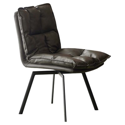 pu皮餐椅意式极简小户型座椅