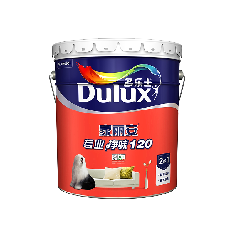多乐士同城耐擦洗单桶内墙乳胶漆