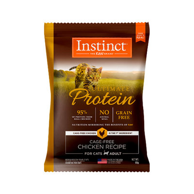 【淘秒试吃】instinct天然百利进口无谷高蛋白猫粮试吃装罐头组合