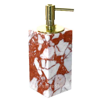 轻奢天然大花白大理石乳液瓶酒店卫浴沐浴露洗发水洗漱台乳液分装