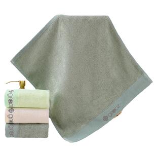 洁丽雅竹纤维方巾家用比全棉吸水速干柔软擦手擦汗手帕洗脸小毛巾