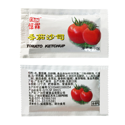 忆霖番茄酱小包装10g*600袋整箱