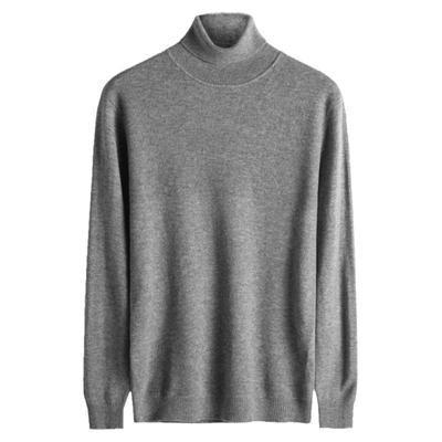 高领加厚款修身大码冬季男士毛衣